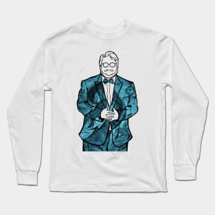 Guillermo Del Toro portrait (The Shape of Water) Long Sleeve T-Shirt